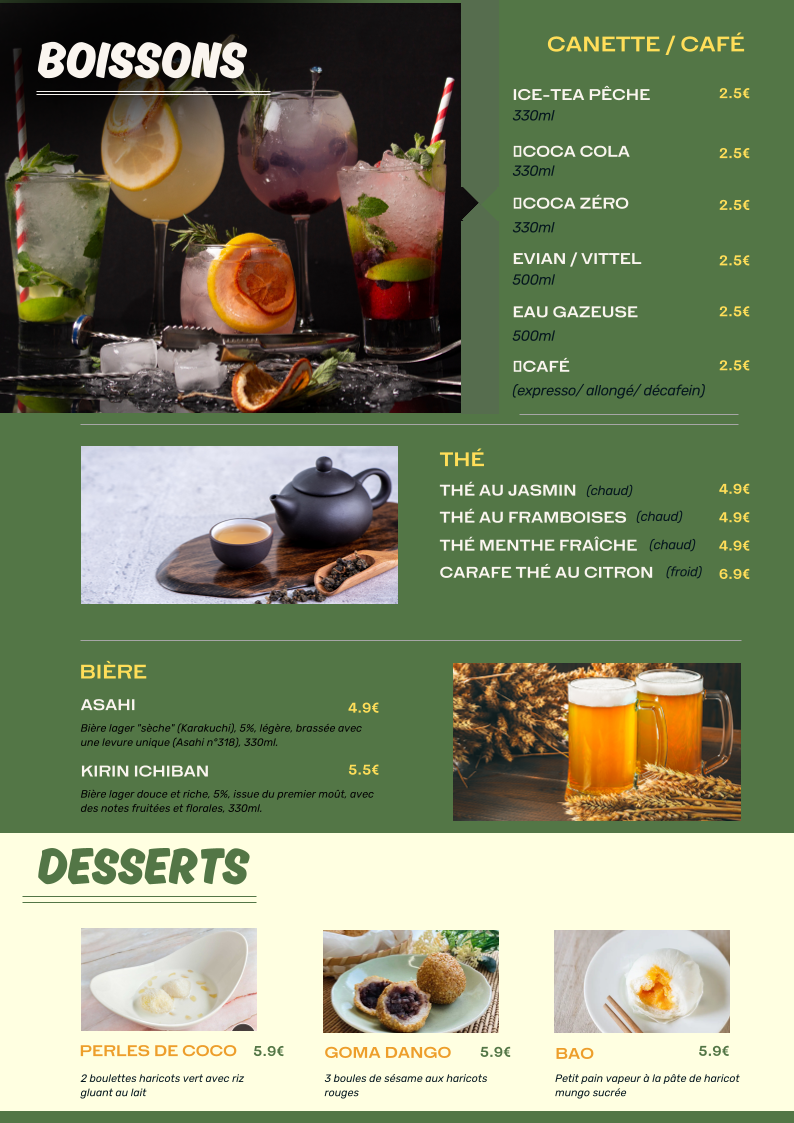 Menu Kinomai – Restaurant Asiatique À Dijon-5