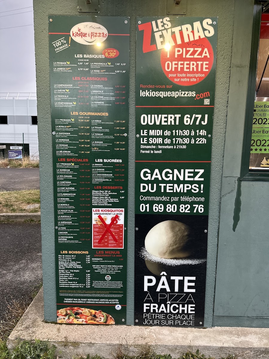 Menu Kiosque À Pizzas-5