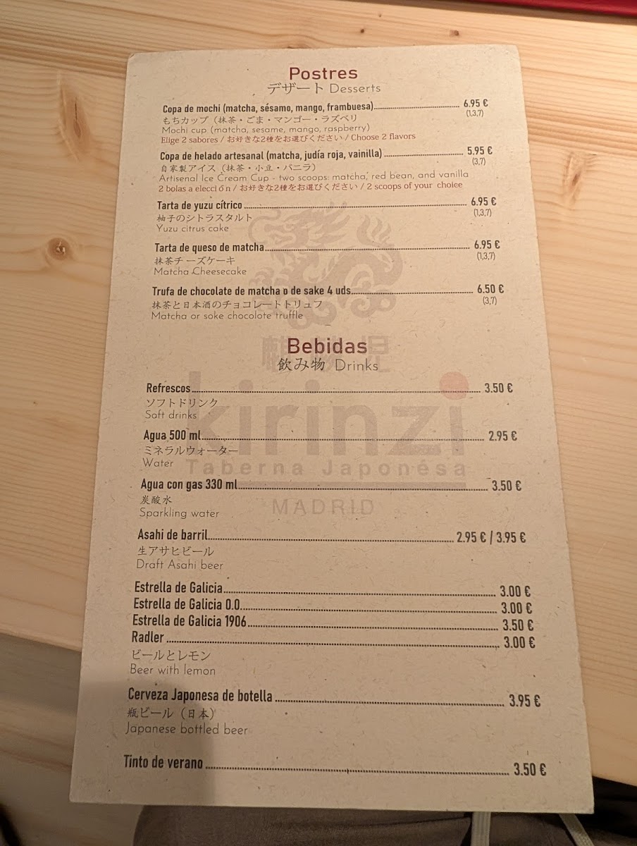 Menu Kirinzi Taberna Japonesa-1