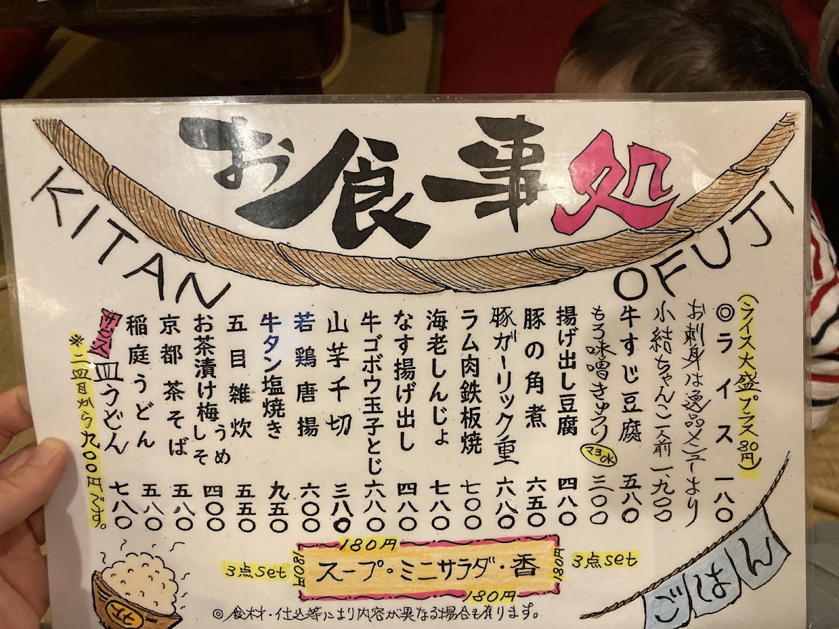 Menu Kitanofuji Higashinakano-4