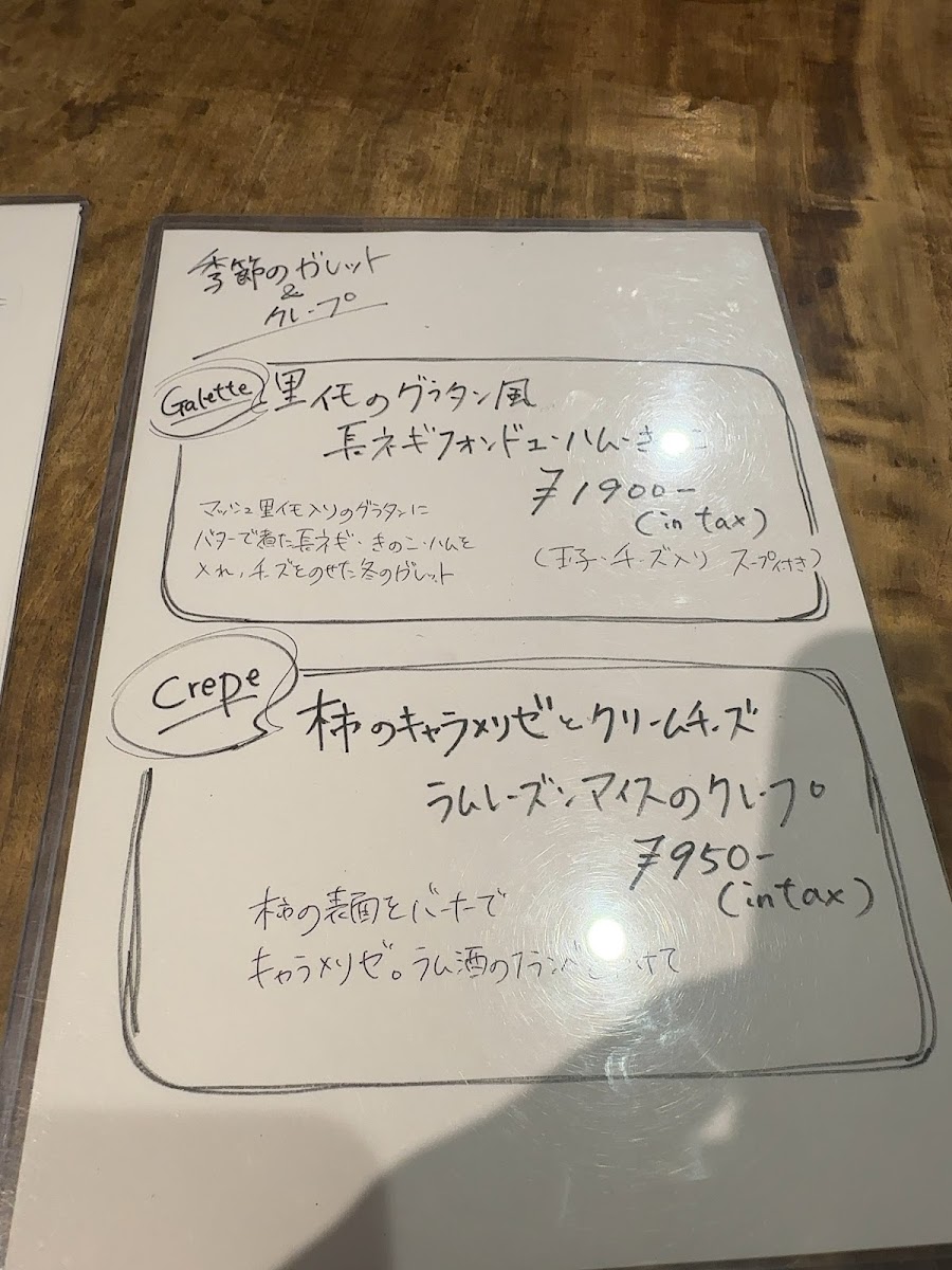 Menu Kitica-7