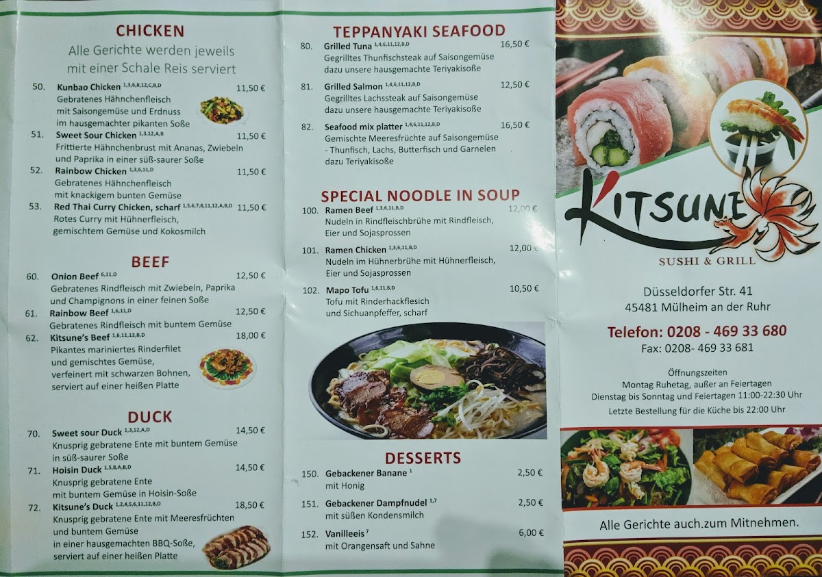 Menu Kitsune Sushi&grill-7