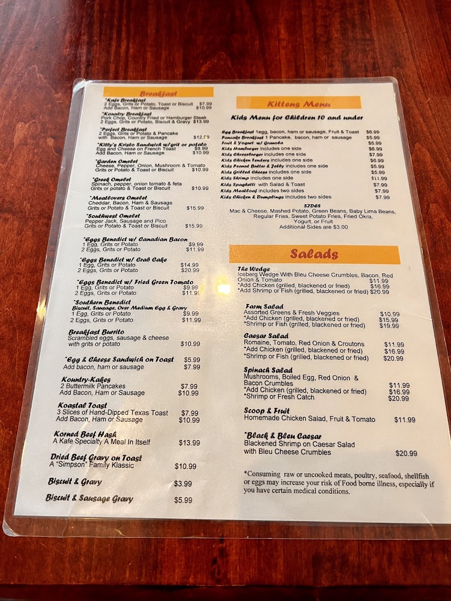 Menu Kitty's Kafe-10