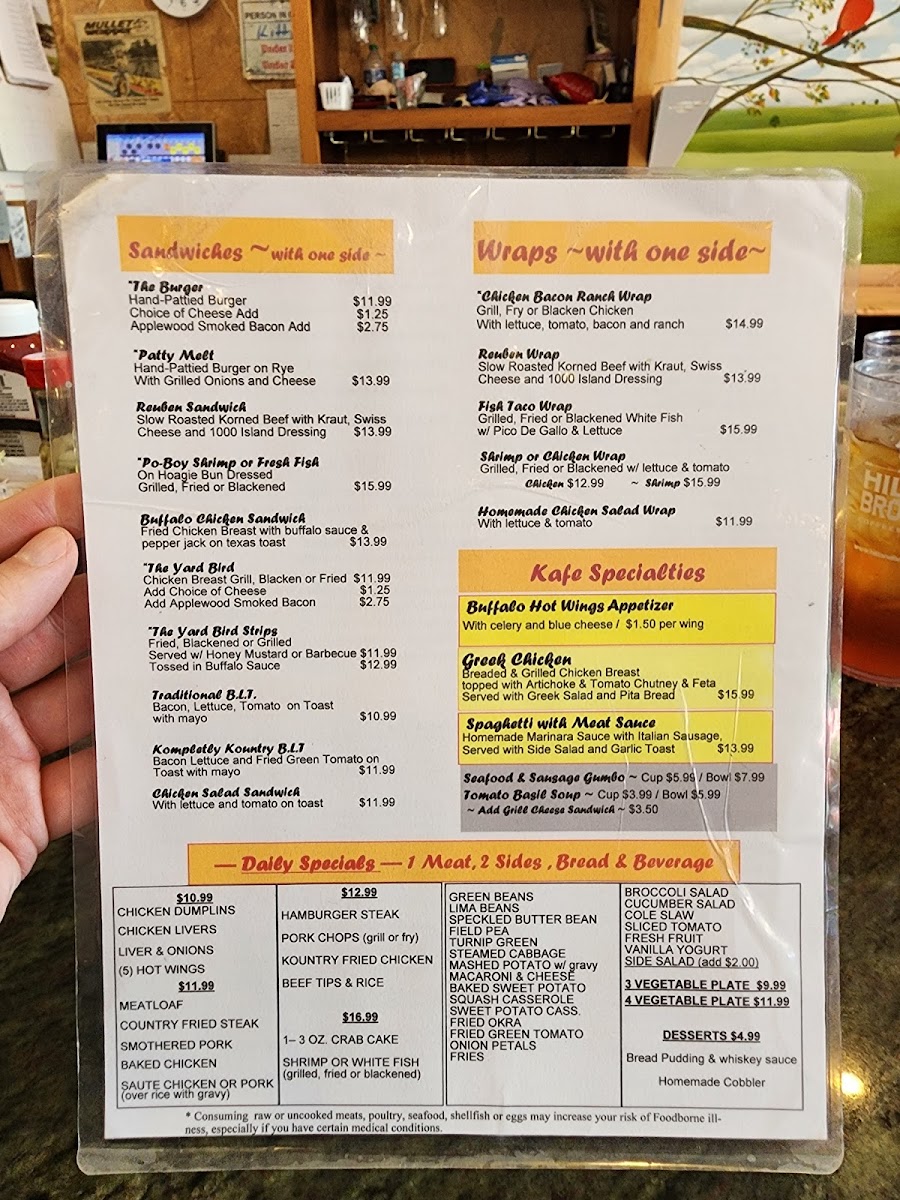 Menu Kitty's Kafe-4