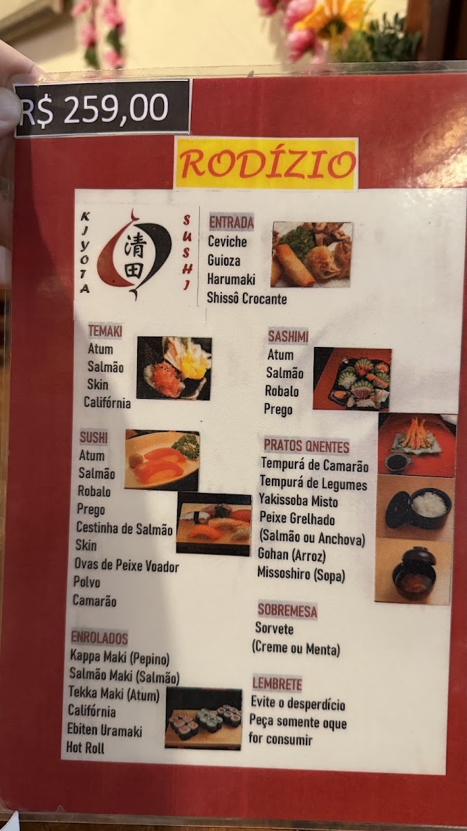 Menu Kiyota Sushi Bar-1