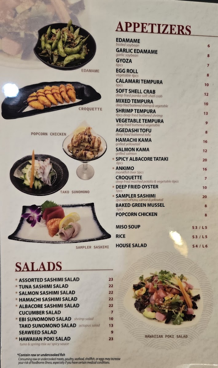 Menu Kizuna Sushi Japanese Restaurant-1