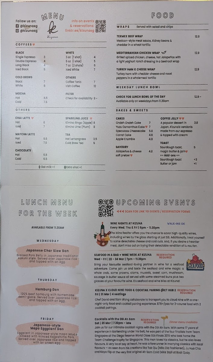 Menu Kizuna-5