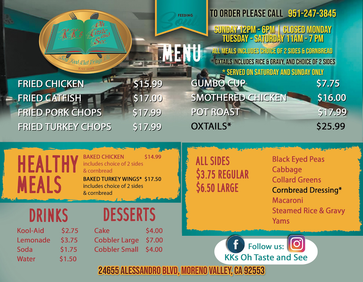 Menu Kk's Oh Taste & See-1