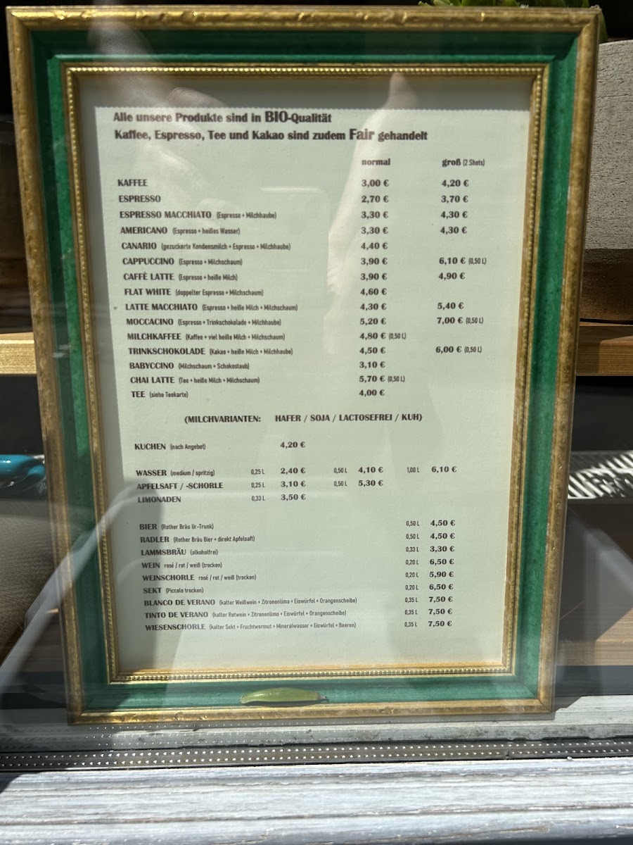 Menu Klara Green - Café-2