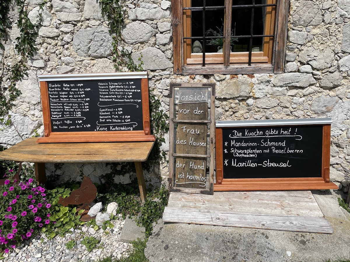 Menu Klausenbergalm - Hochzeitsalm, Feier Und Urige Event Location-2