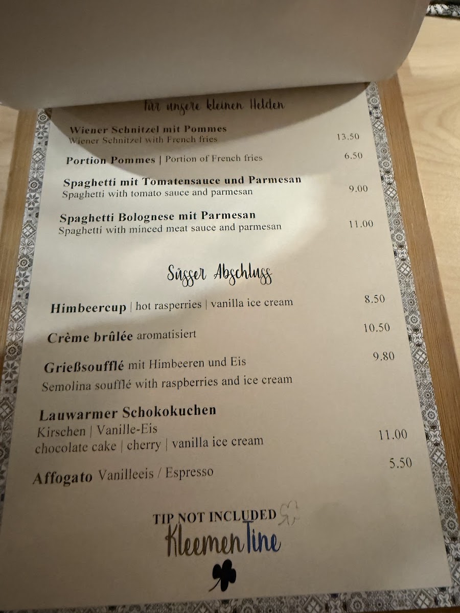Menu Kleementine Restaurant-2