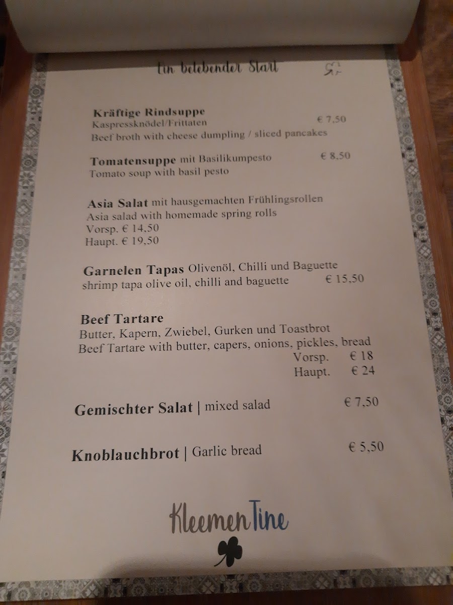 Menu Kleementine Restaurant-7
