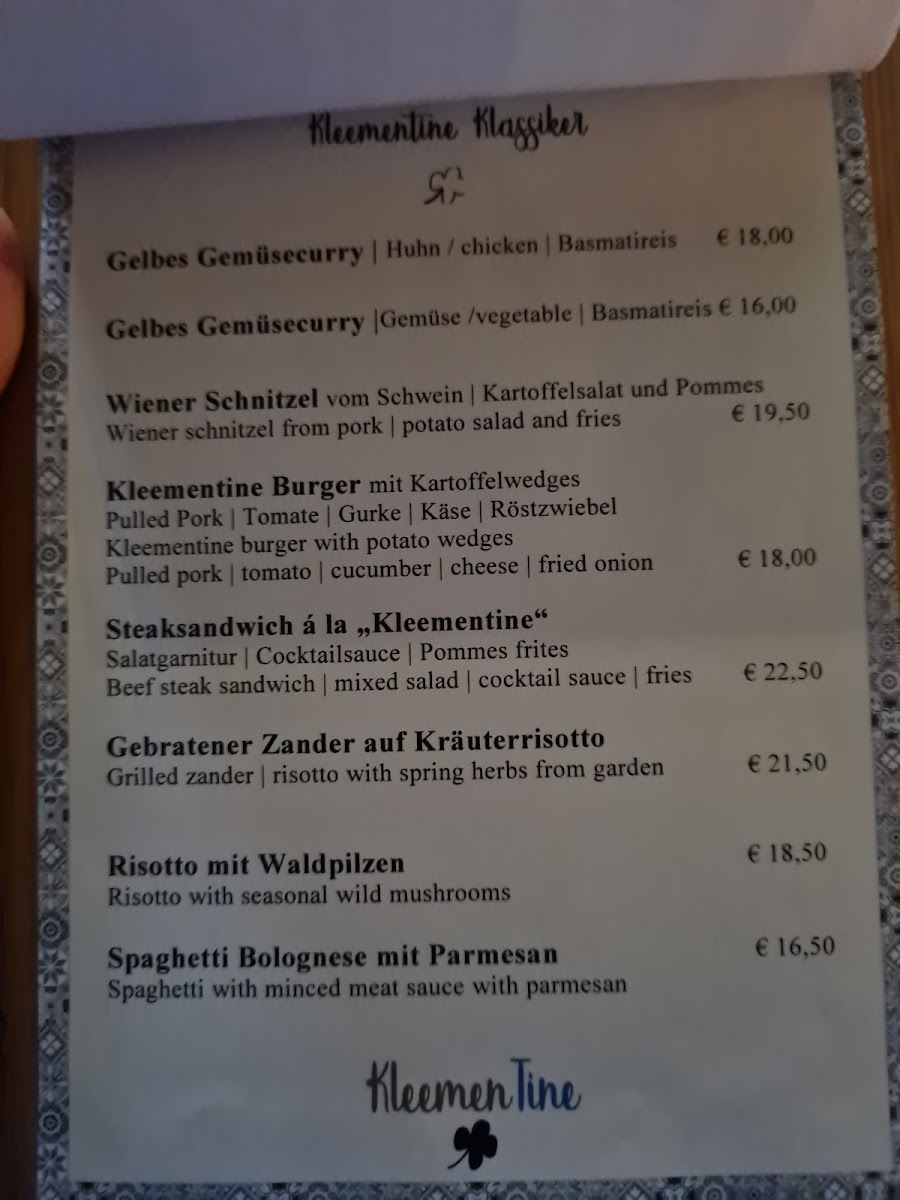 Menu Kleementine Restaurant-9