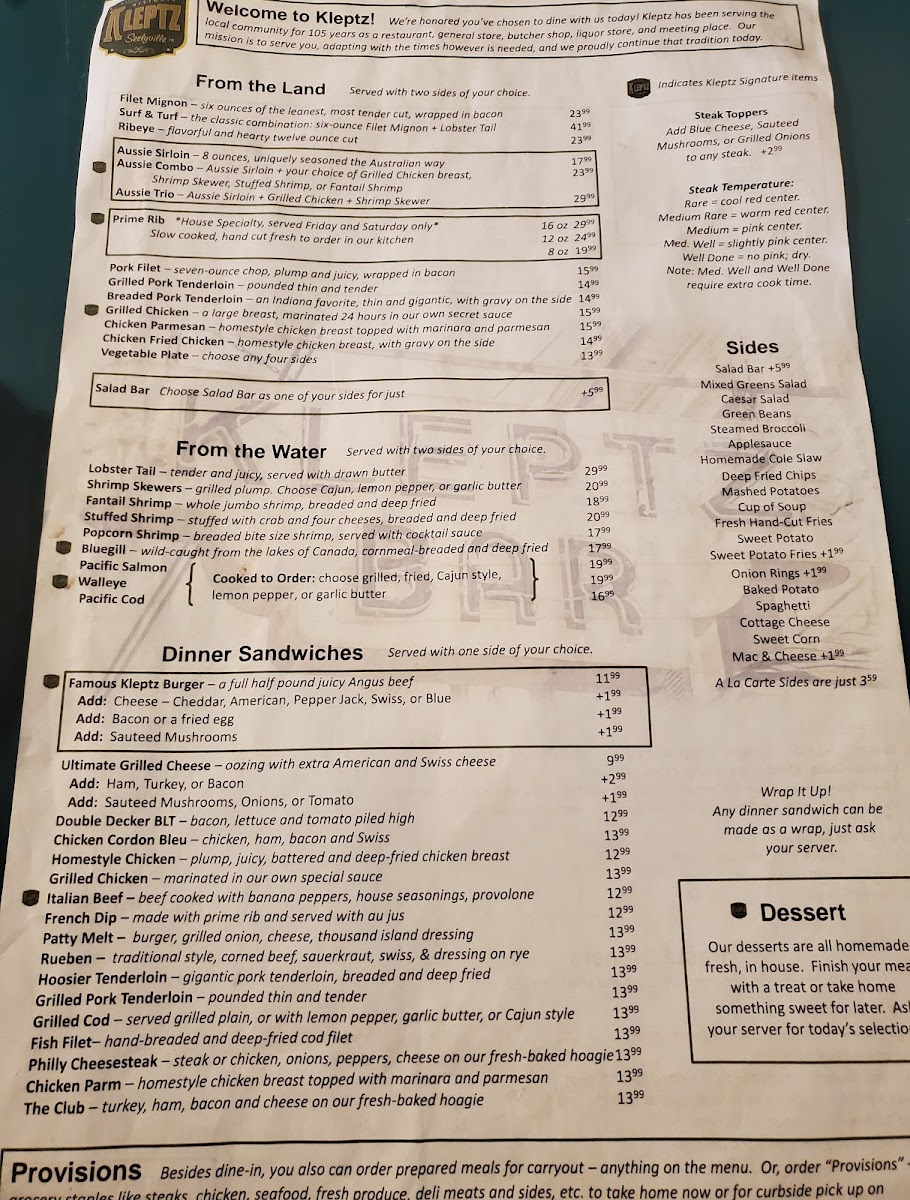 Menu Kleptz Restaurant-2