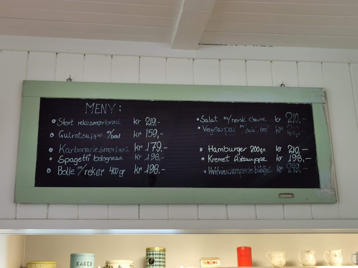 Menu Klosterkroa Cafè Hovedøya-8