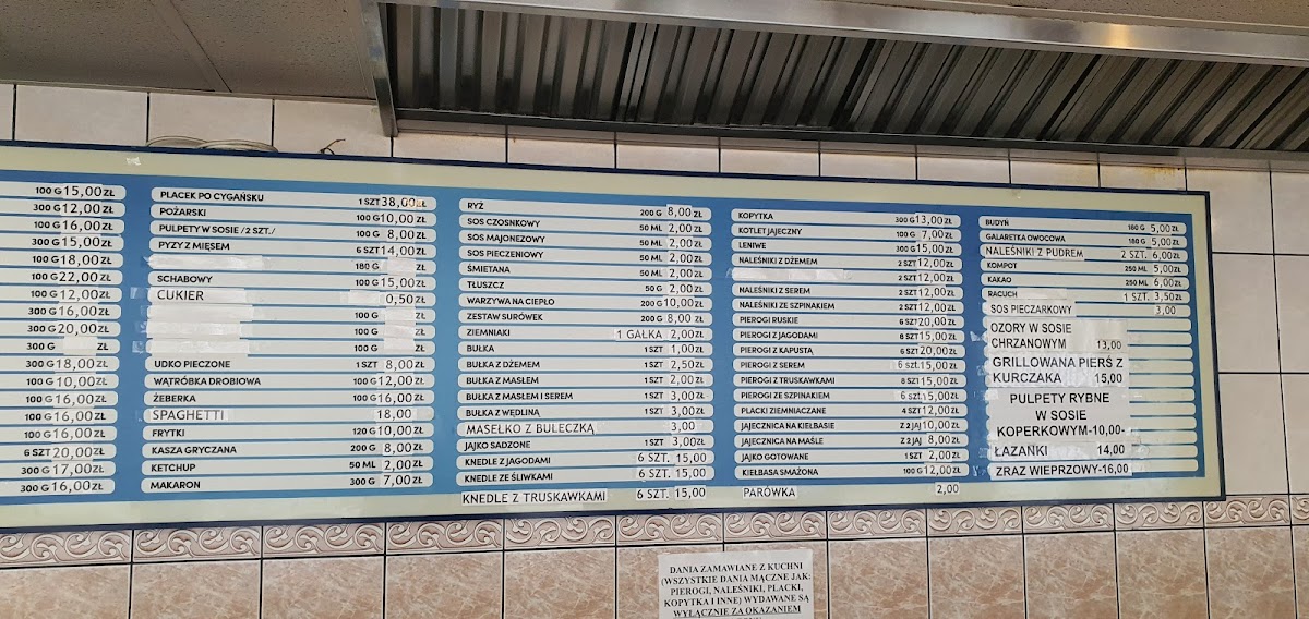 Menu Kmar Bar Mleczny-8