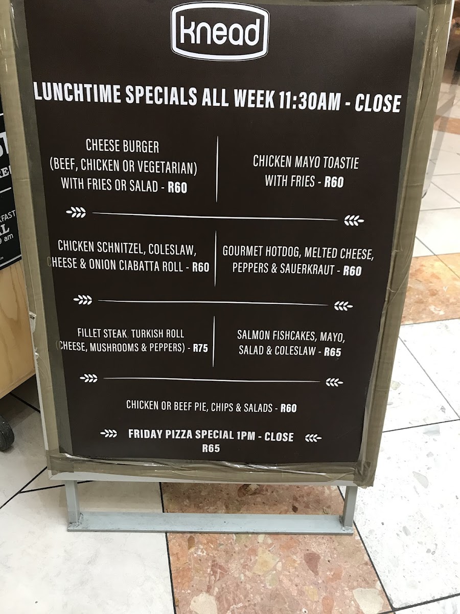 Menu Knead Bakery - Dean Str Newlands-4