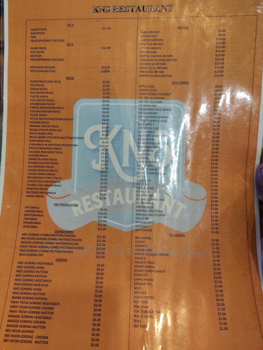 Menu Kns Restaurant-7