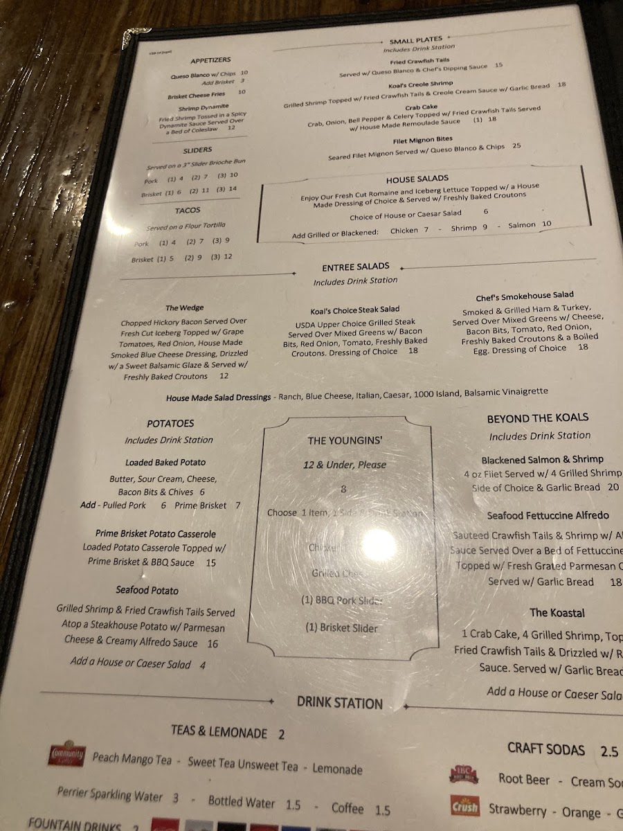 Menu Koal’S Bbq Of Alexandria-5