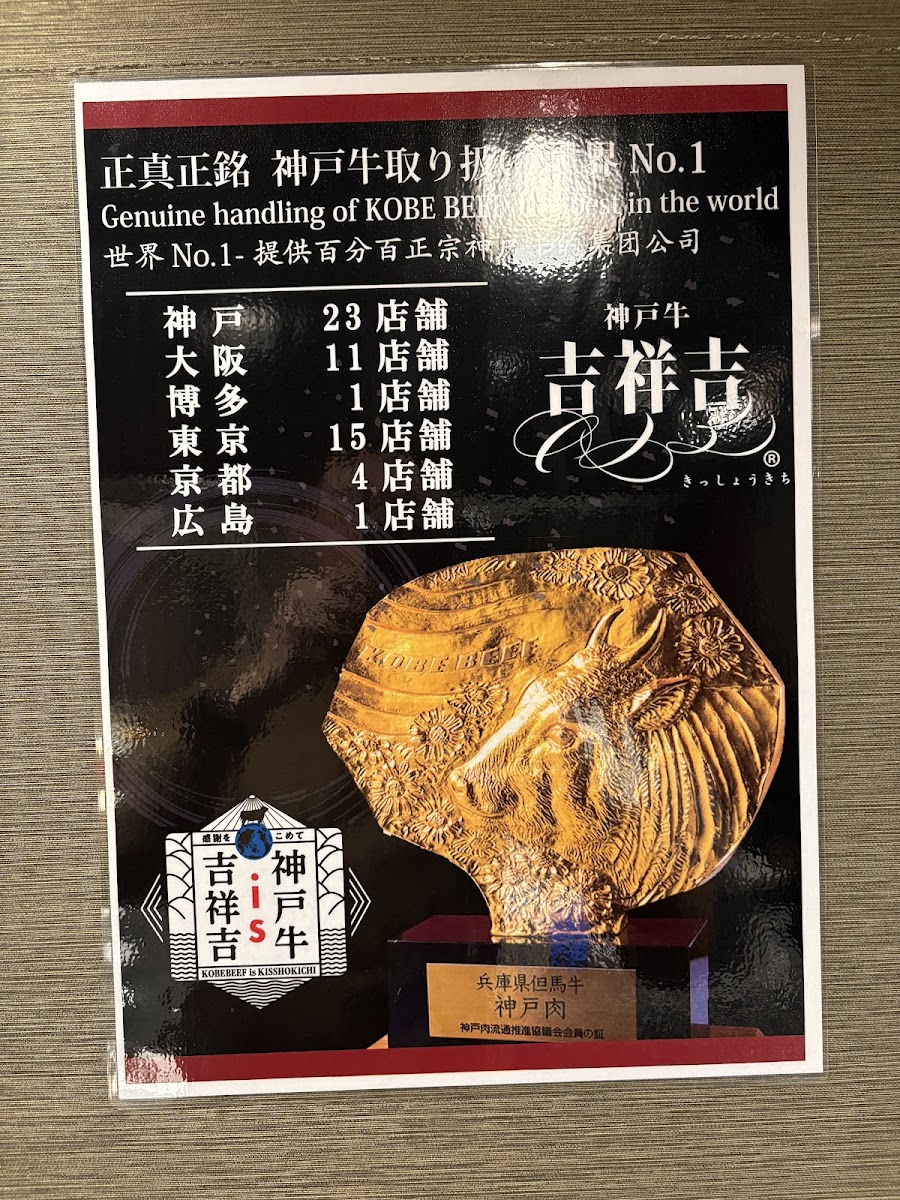 Menu Kobe Beef Wanomiya Kuromon Sennichimae Store-4