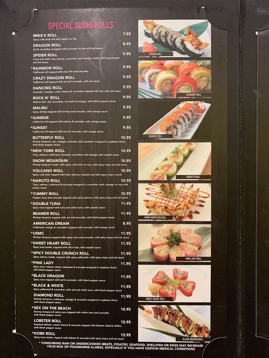 Menu Kobe Hibachi & Sushi-10