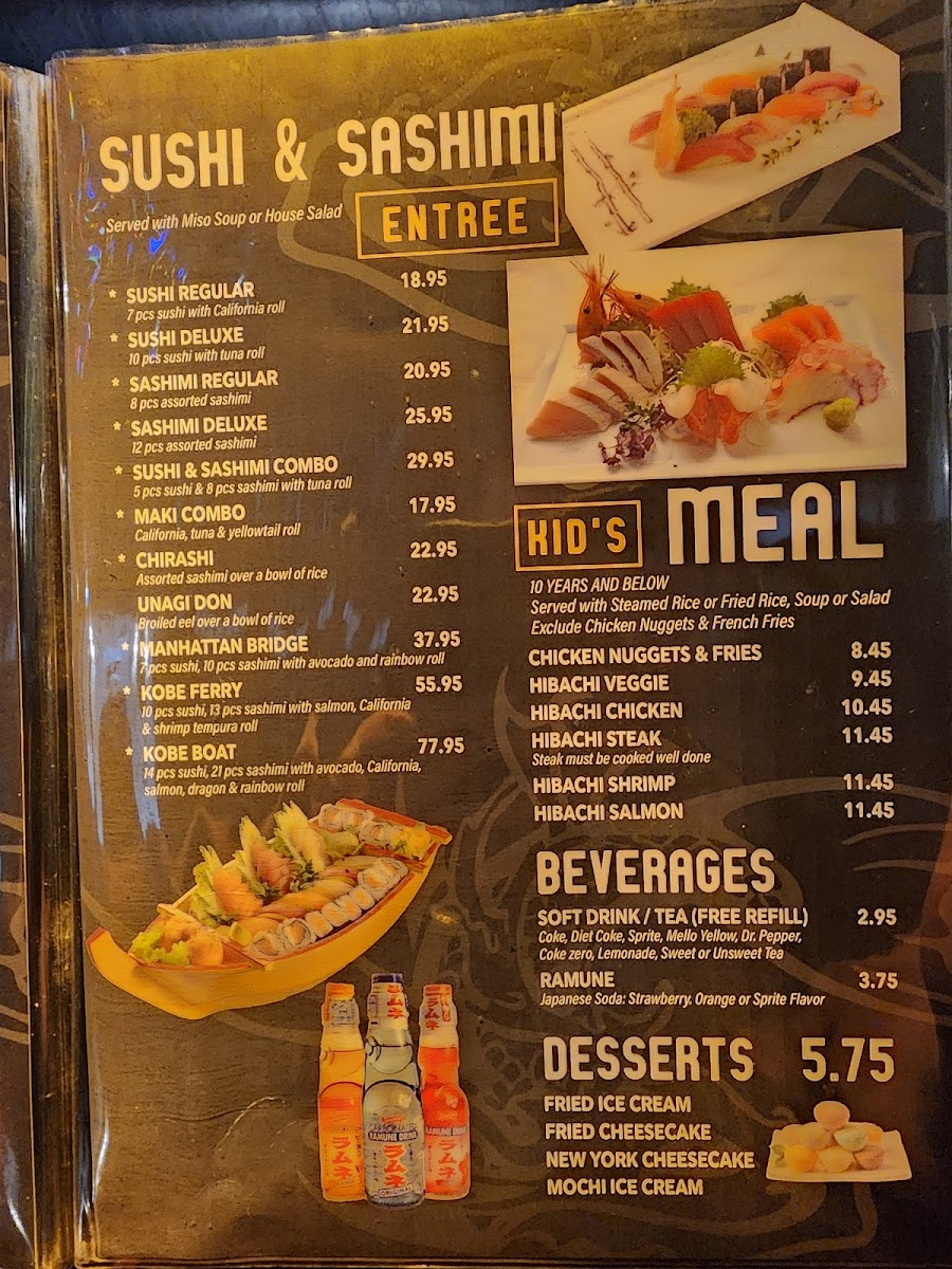 Menu Kobe Hibachi & Sushi-2