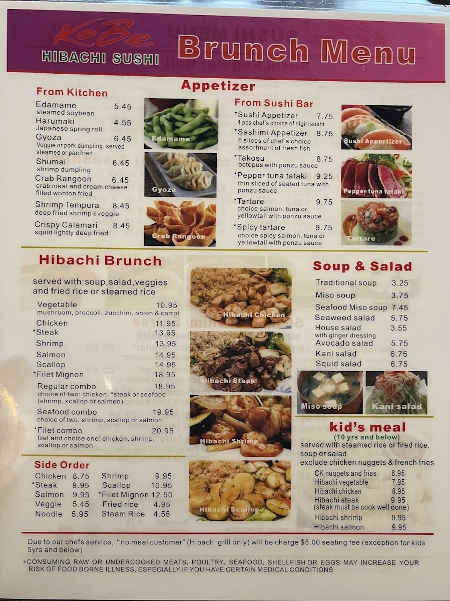 Menu Kobe Hibachi & Sushi-6