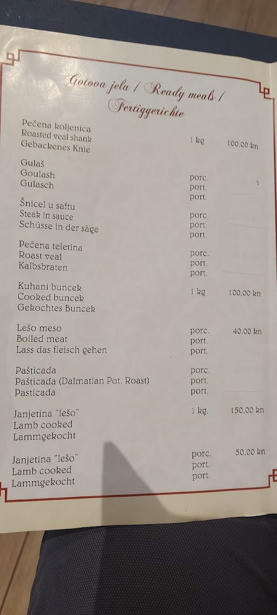 Menu Kod Tome-1