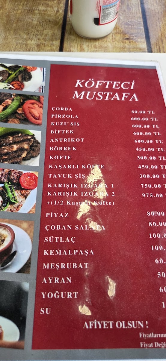 Menu Kofteci Mustafa-9