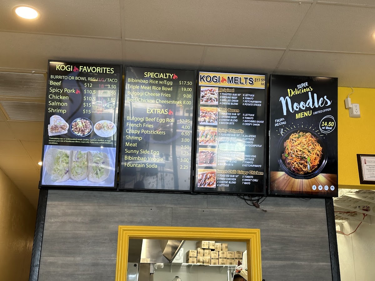 Menu Kogi Grill (Pinellas Park)-4
