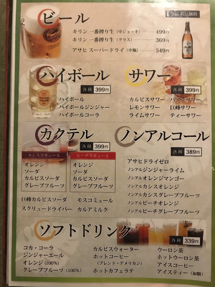 Menu Kogomi-8