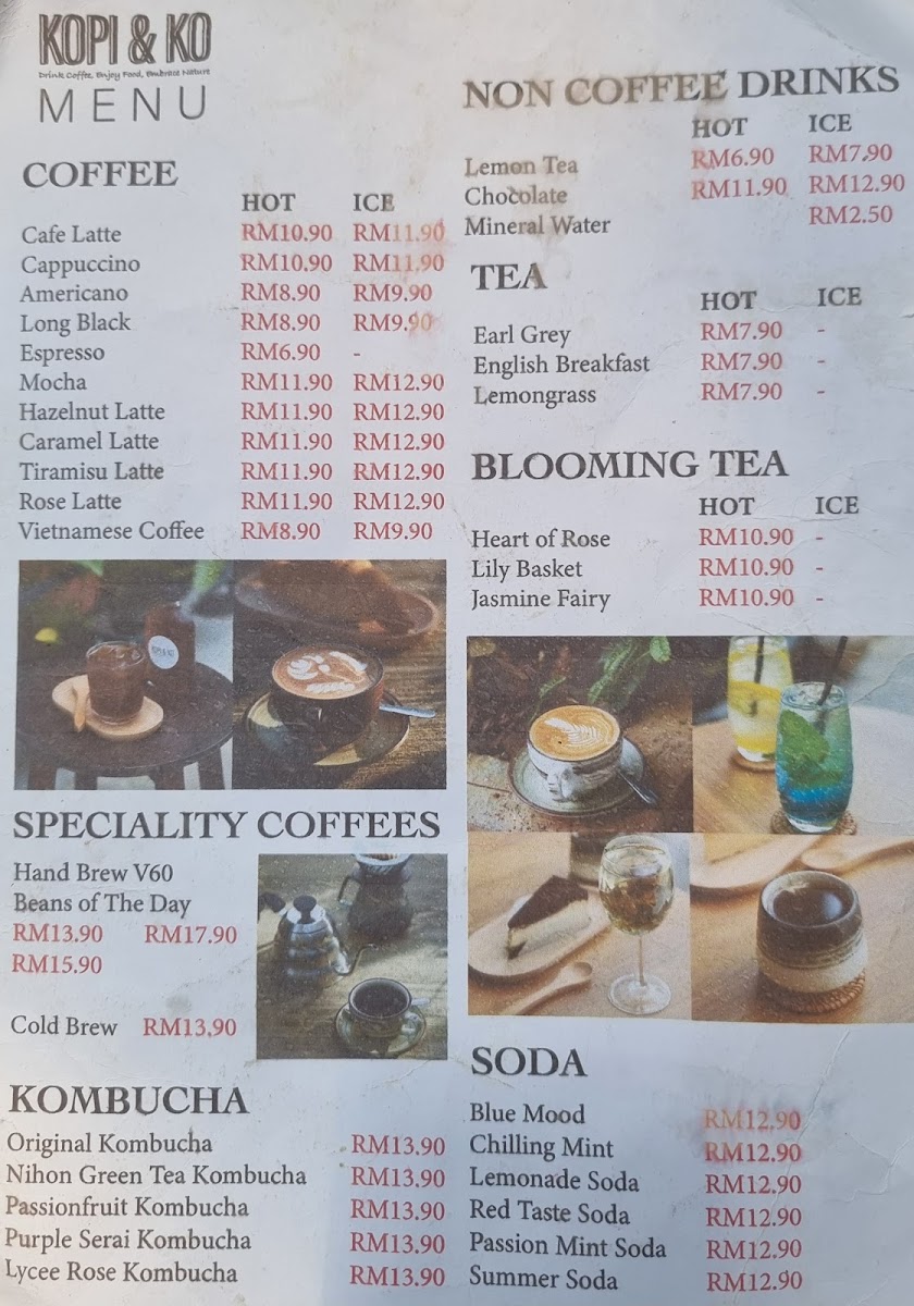Menu Kohi Ko By The Leve-1