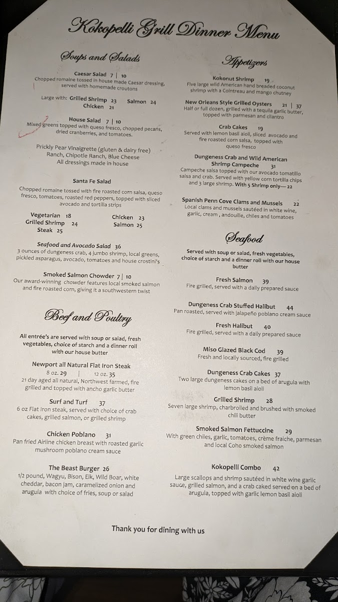 Menu Kokopelli Grill-4