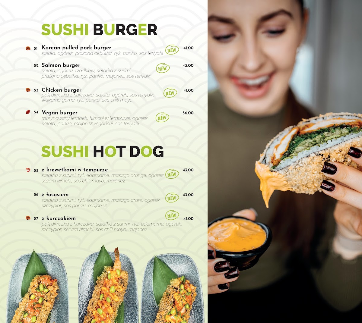 Menu Koku Sushi Białystok - Restauracja Koku Sushi Ul. Kilińskiego 7/1-4