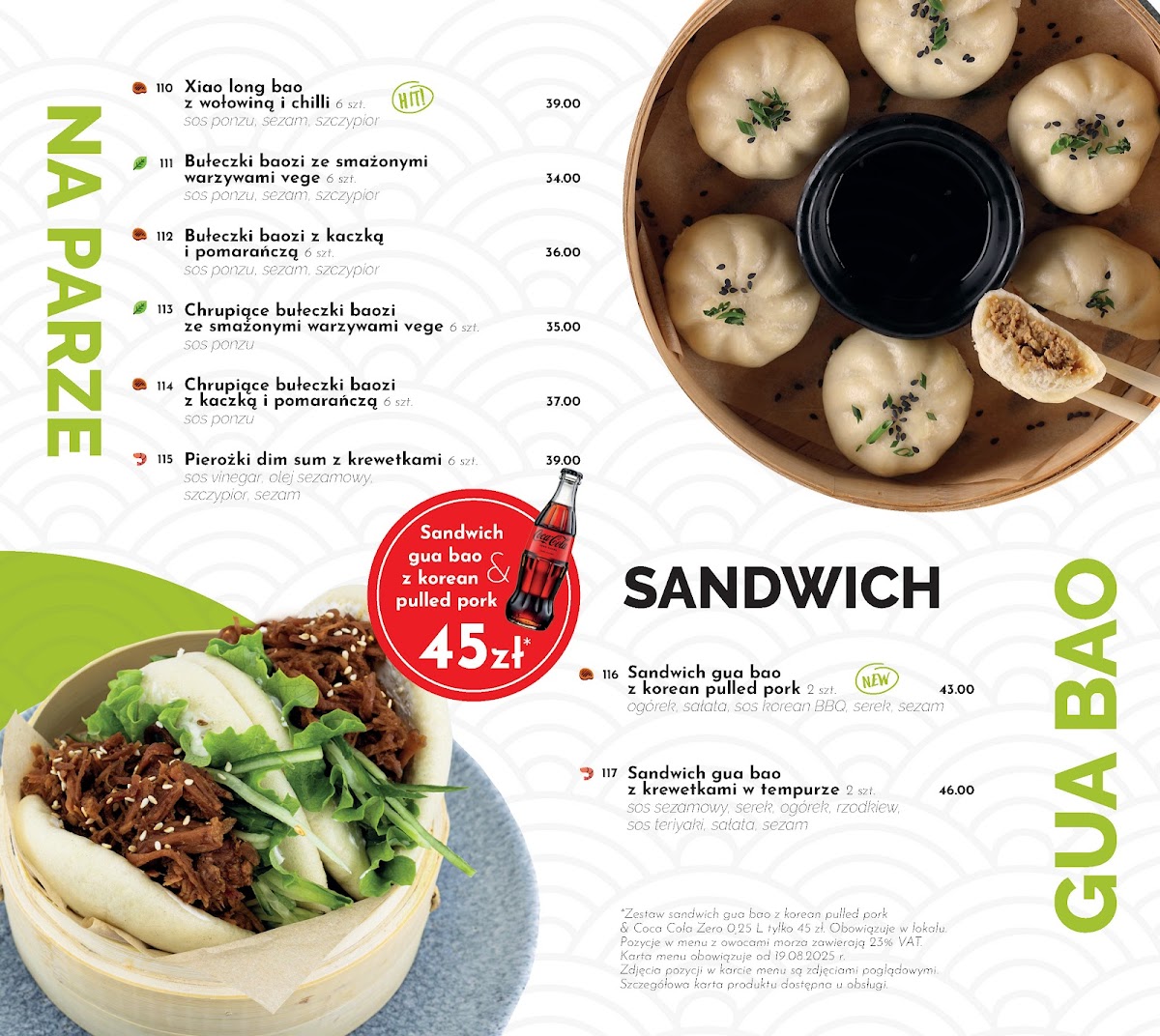 Menu Koku Sushi Białystok - Restauracja Koku Sushi Ul. Kilińskiego 7/1-8