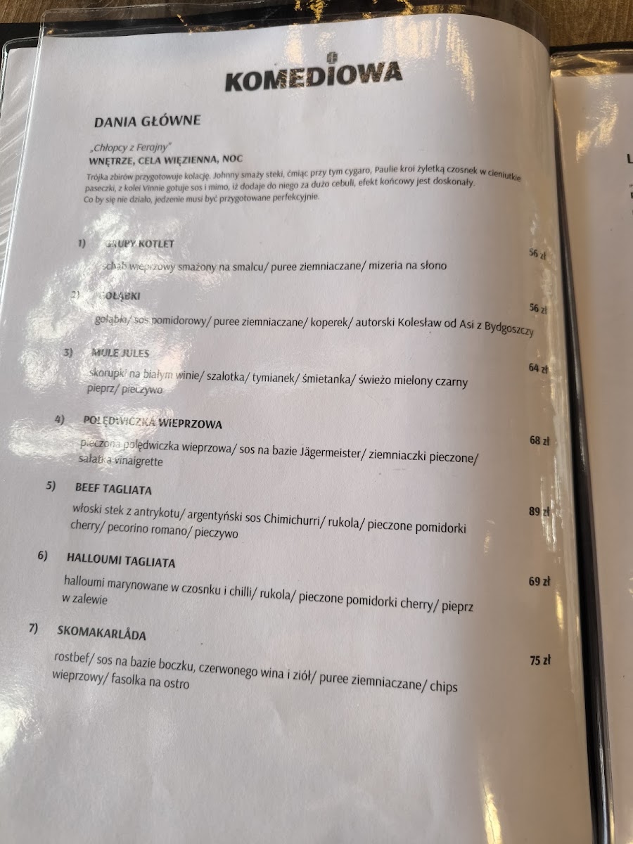 Menu Komediowa-2