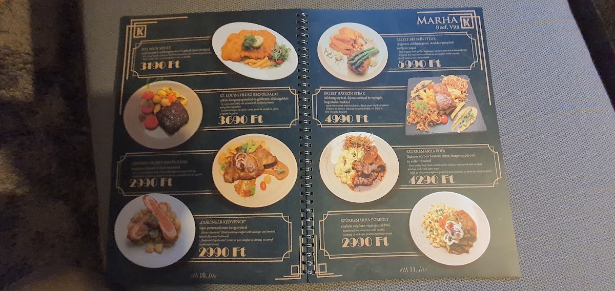 Menu Komló Étterem - Gyula-10