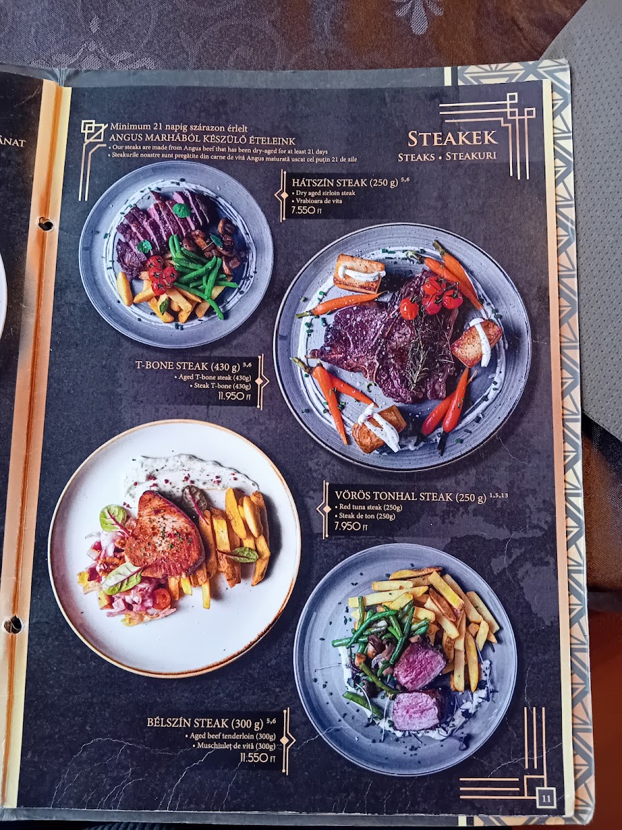 Menu Komló Étterem - Gyula-2