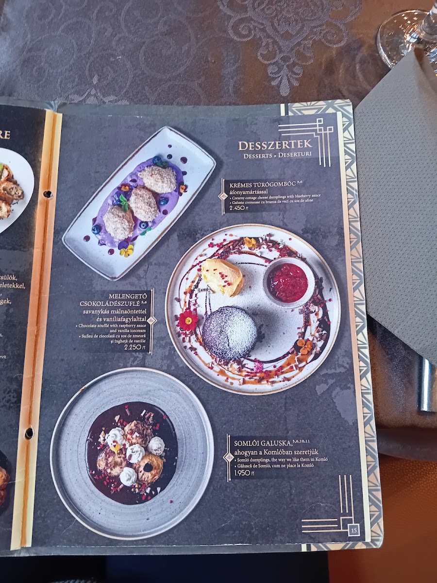 Menu Komló Étterem - Gyula-4