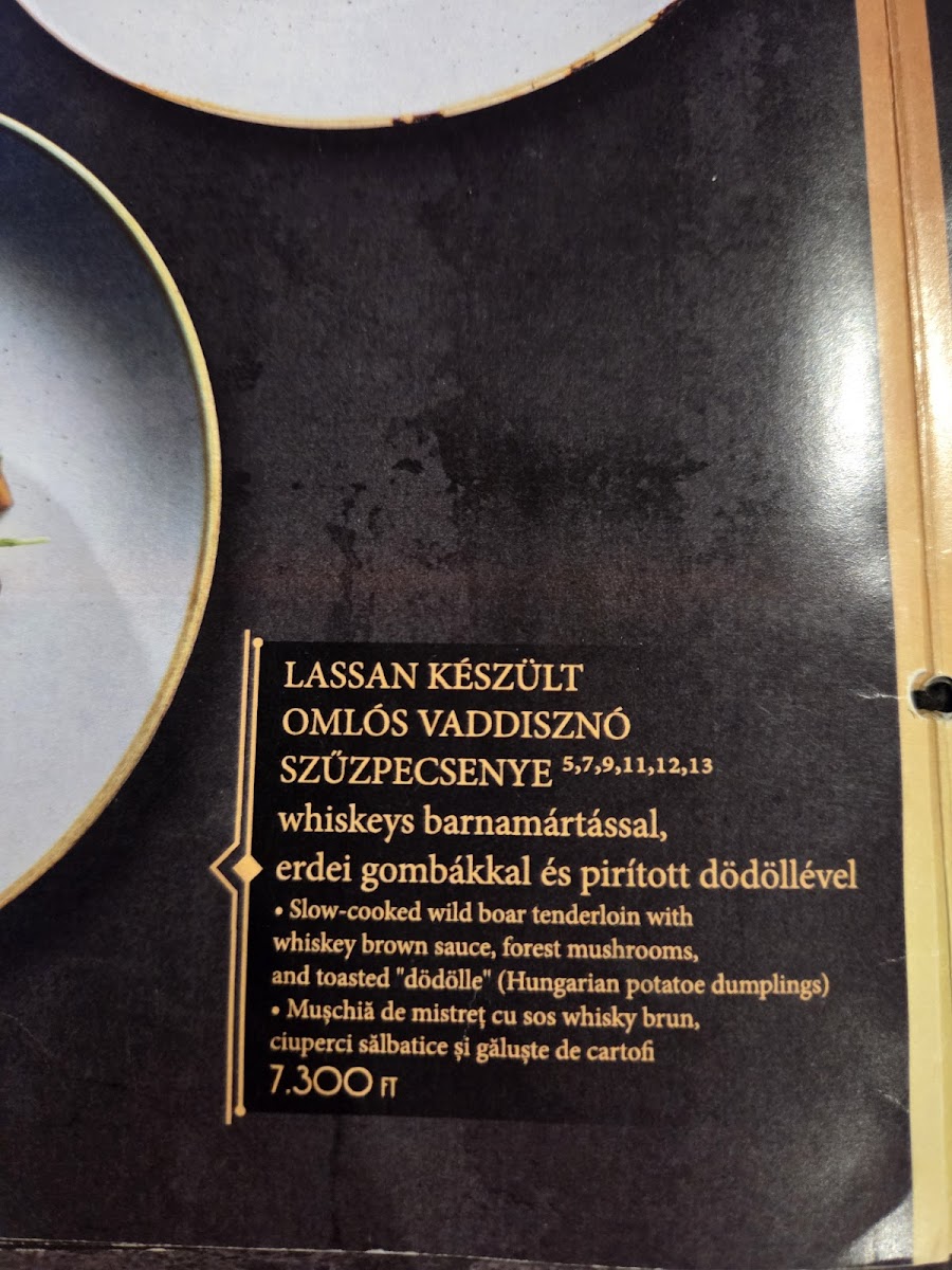 Menu Komló Étterem - Gyula-5