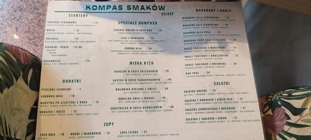 Menu Kompas Smaków-6
