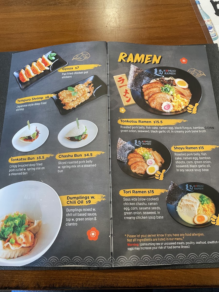 Menu Komugi Ramen-2