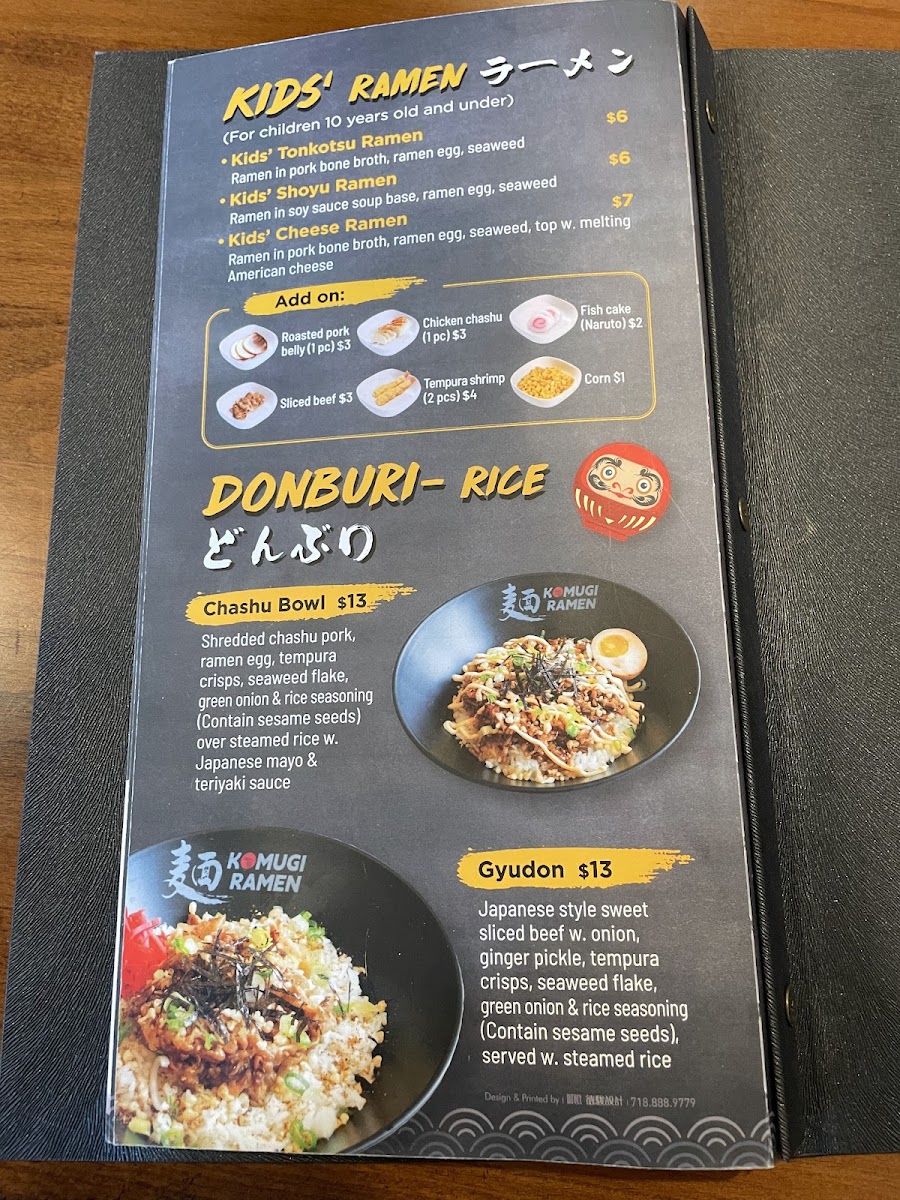 Menu Komugi Ramen-3