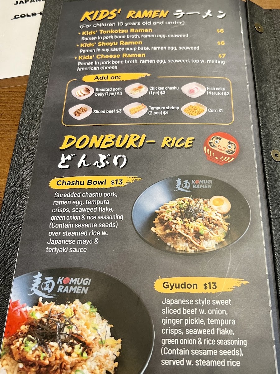 Menu Komugi Ramen-4