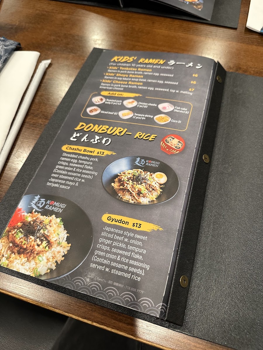 Menu Komugi Ramen-6