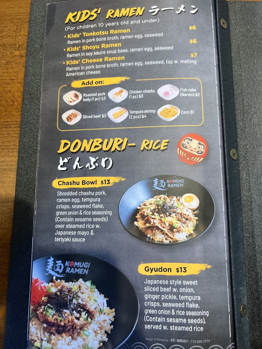 Menu Komugi Ramen-8