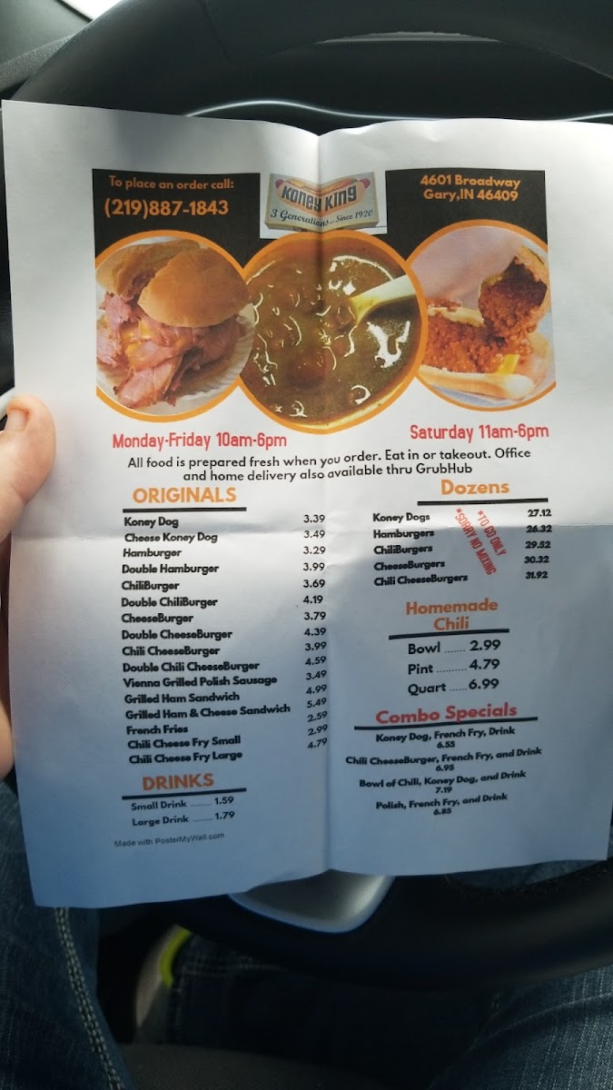 Menu Koney King Restaurant-4