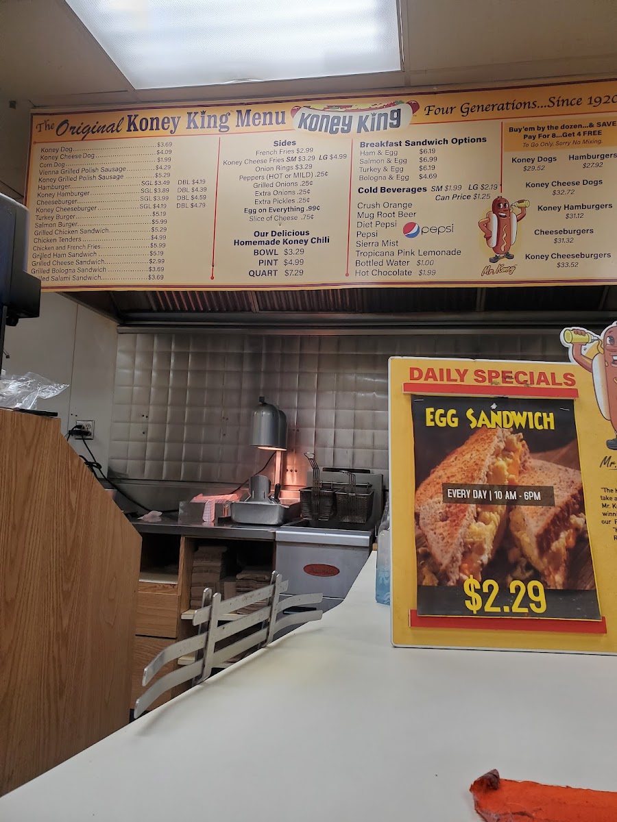 Menu Koney King Restaurant-5