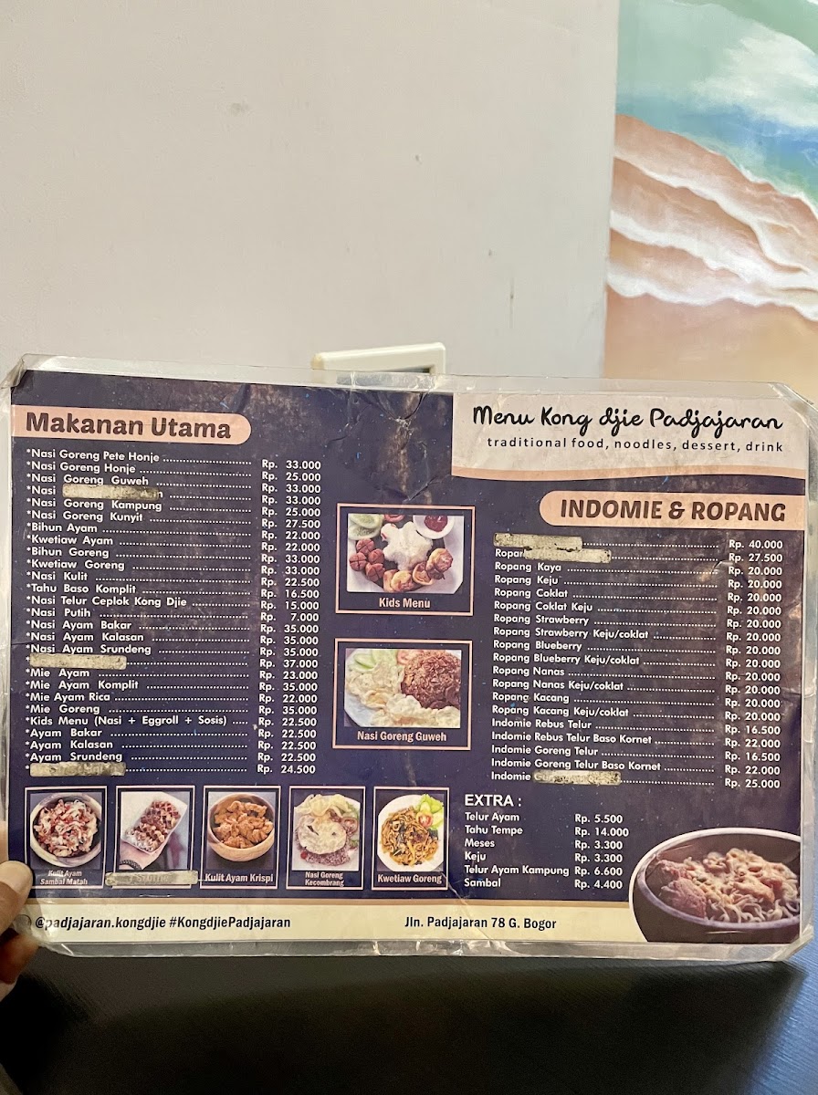 Menu Kong Djie Coffee Padjajaran-2