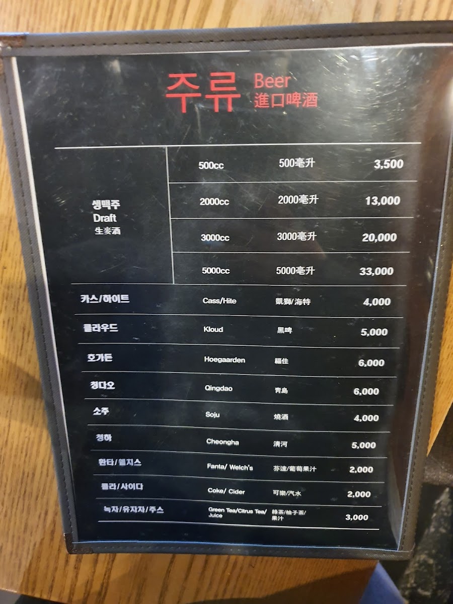 Menu Kong's Chicken & Beer-7